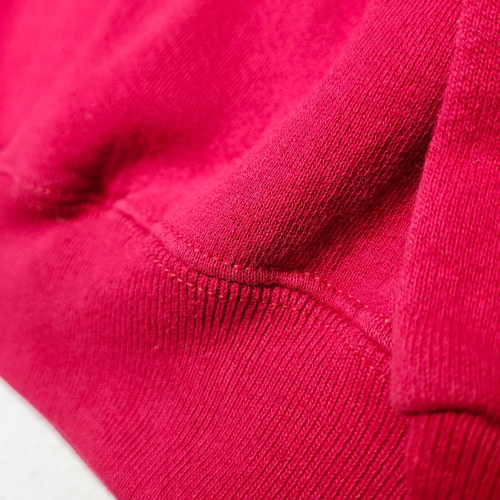 Vintage Lee Sturdy Sweats Blank Boxy Sweatshirt USA Red Mens Large Streetwear - Picture 3 of 6